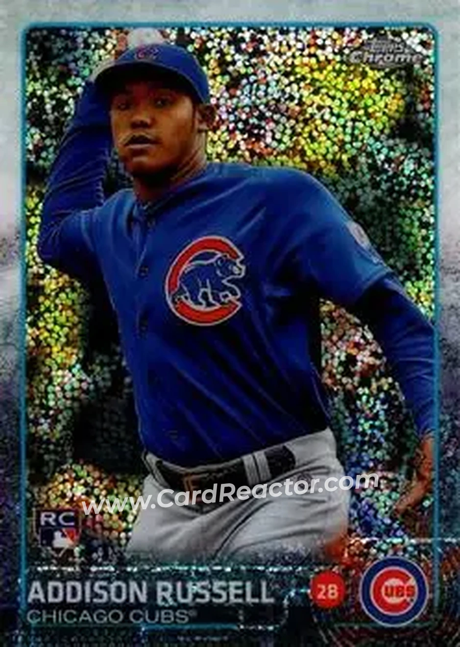 2015 Topps Chrome Update #US220 - Addison Russell - Chicago Cubs - Front 2015 Topps Chrome Update #US220 - Addison Russell - Chicago Cubs - Front