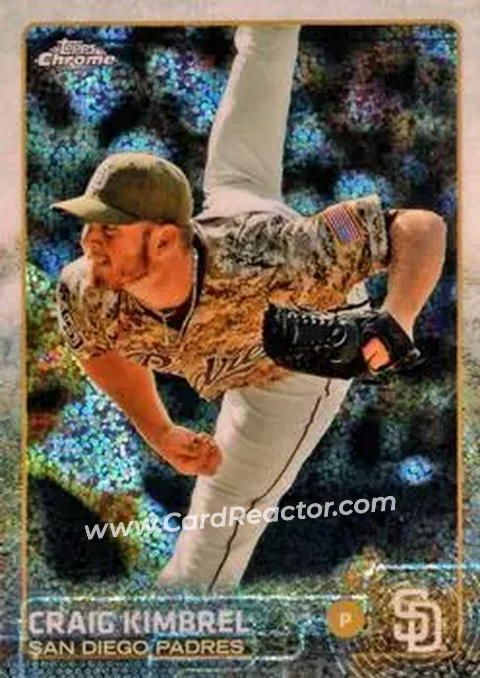 2015 Topps Chrome Update #US237 - Craig Kimbrel - San Diego Padres - Front