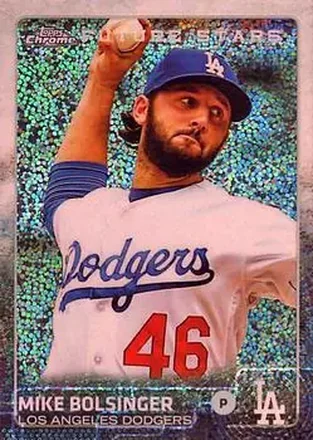 2015 Topps Chrome Update #US280 - Mike Bolsinger - Los Angeles Dodgers