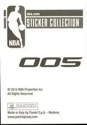 Back of Brandon Bass