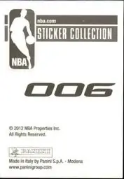 Back of Jason Terry