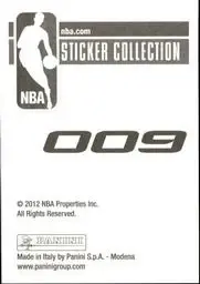 Back of Deron Williams