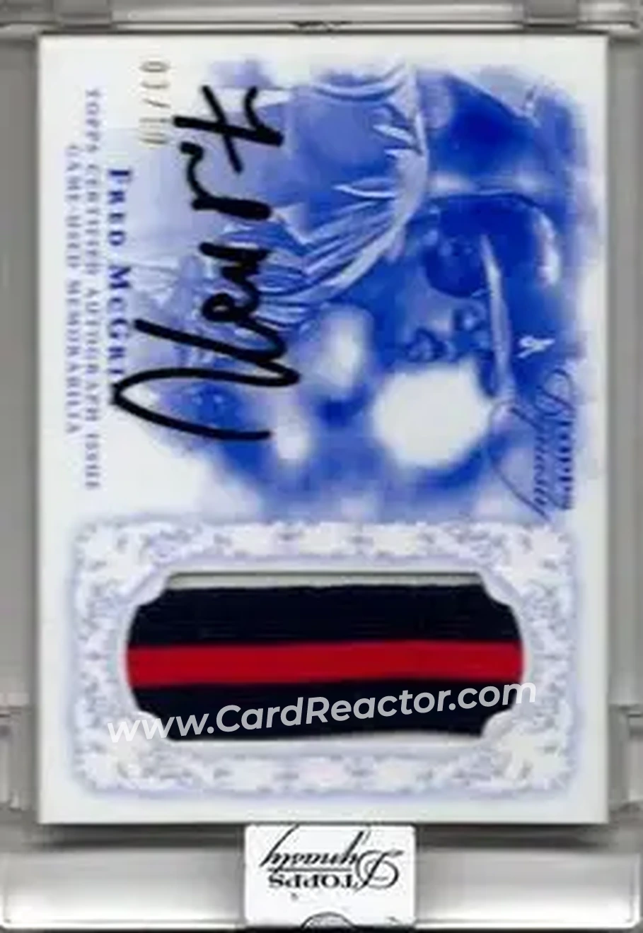 2015 Topps Dynasty #AP-FM1 - Fred McGriff - Atlanta Braves - Front
