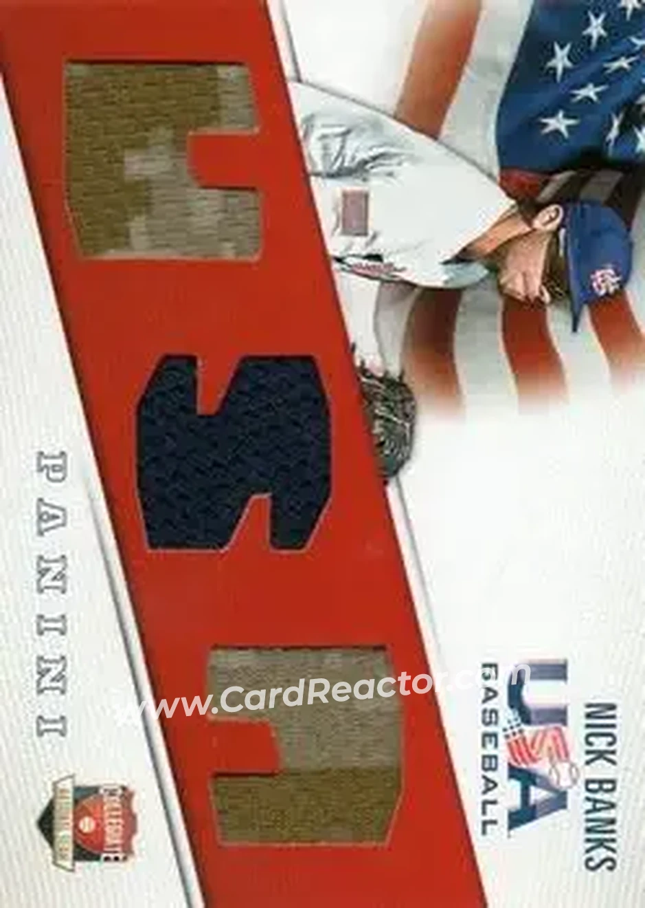2015 Panini USA Baseball - Collegiate National Team Jerseys #1 - Nick Banks - USA