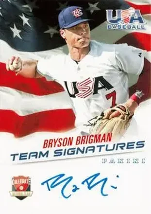2015 Panini USA Baseball - Collegiate National Team Signatures #BB - Bryson Brigman - USA