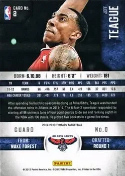 Back of Jeff Teague