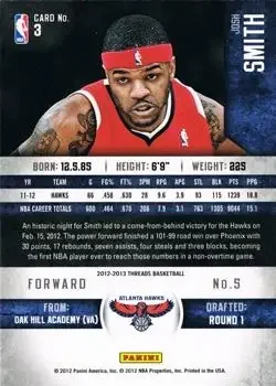 Back of Josh Smith