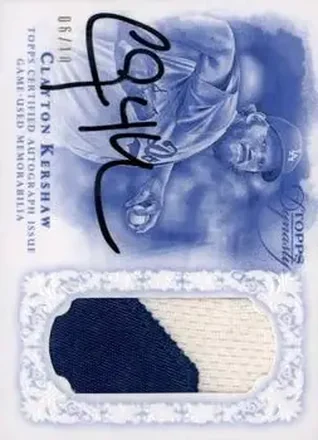 2015 Topps Dynasty #AP-CKE3 - Clayton Kershaw - Los Angeles Dodgers