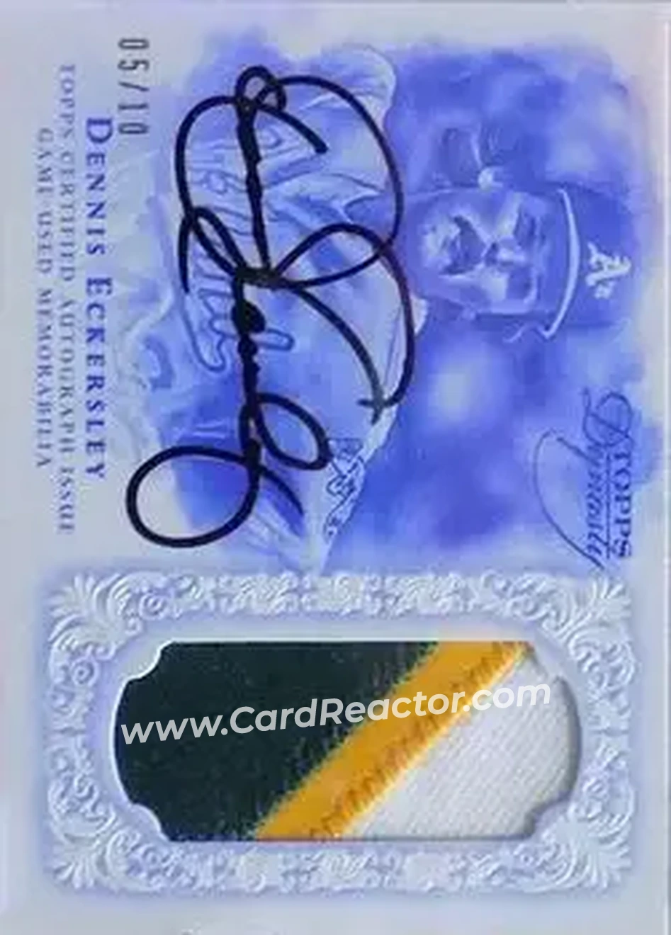 2015 Topps Dynasty #AP-DE4 - Dennis Eckersley - Oakland Athletics - Front