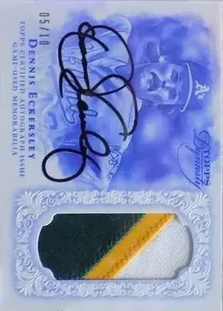 2015 Topps Dynasty #AP-DE4 - Dennis Eckersley - Oakland Athletics