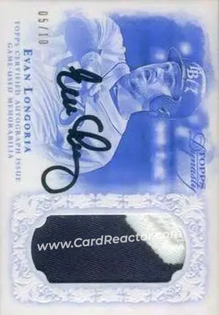 2015 Topps Dynasty #AP-EL4 - Evan Longoria - Tampa Bay Rays - Front