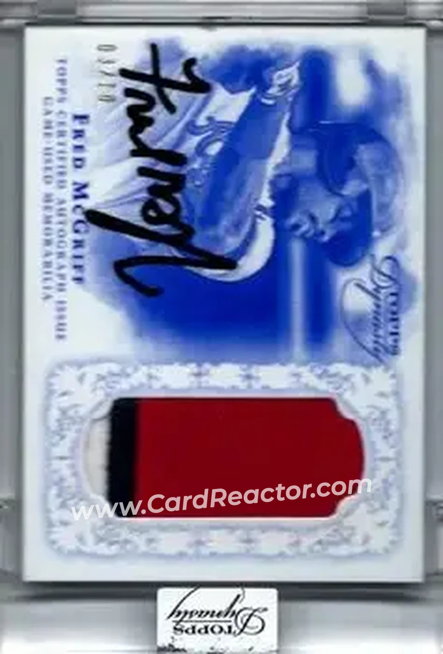 2015 Topps Dynasty #AP-FM2 - Fred McGriff - Atlanta Braves - Front
