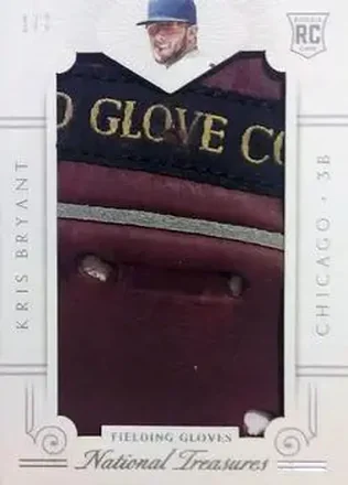 2015 Panini National Treasures - Fielding Gloves #7 - Kris Bryant - Chicago Cubs