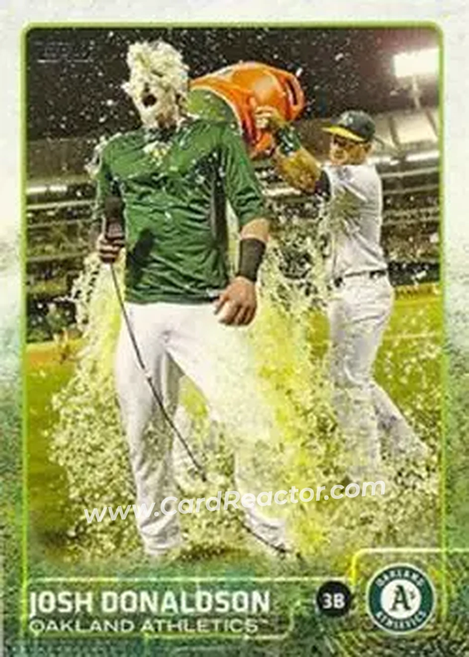 2015 Topps #5b - Josh Donaldson - Oakland Athletics - Front