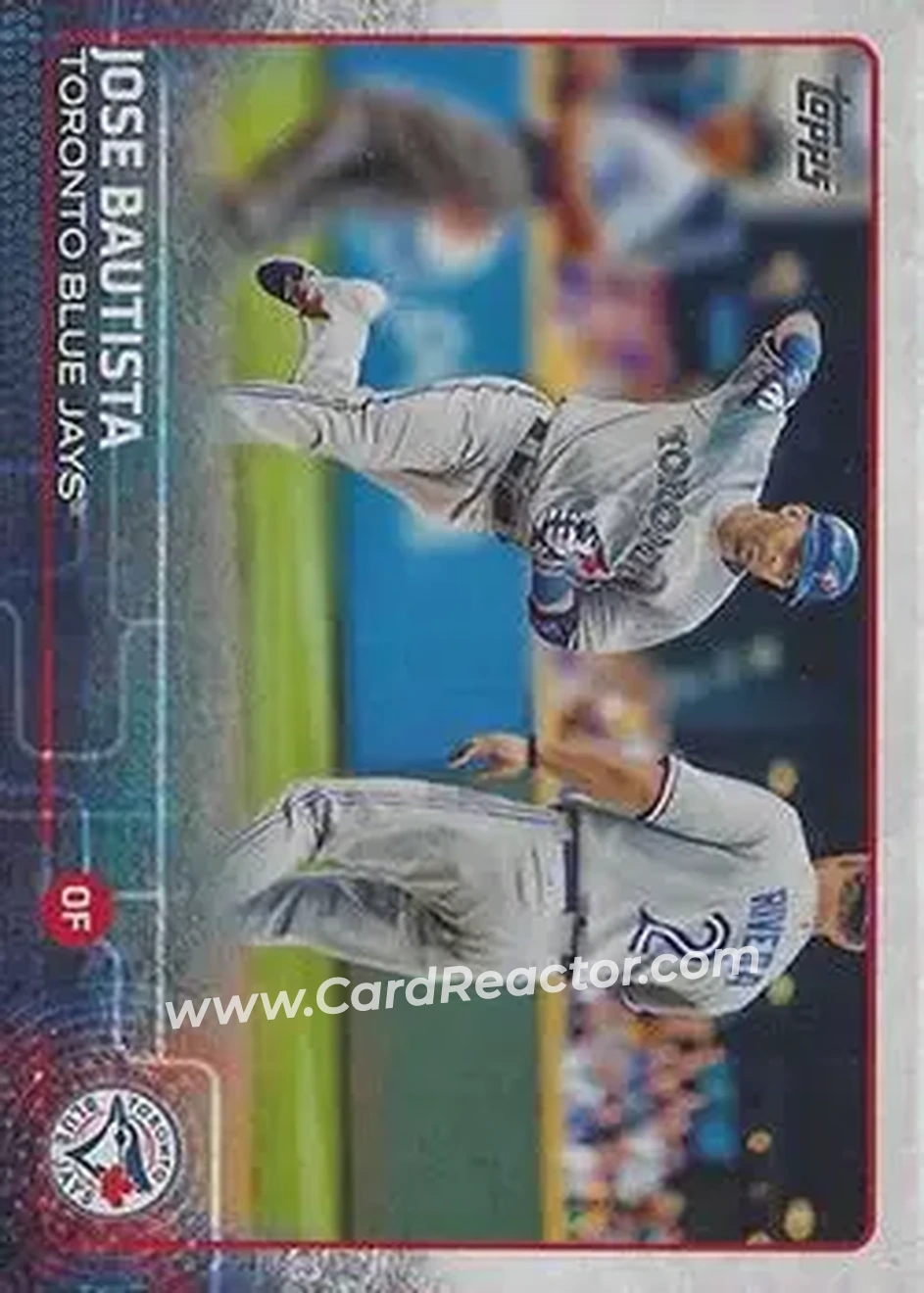 2015 Topps #25c - Jose Bautista - Toronto Blue Jays - Front