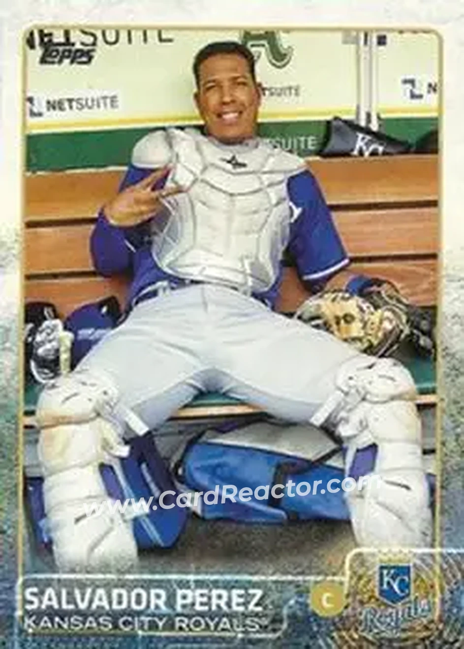2015 Topps #39b - Salvador Perez - Kansas City Royals - Front