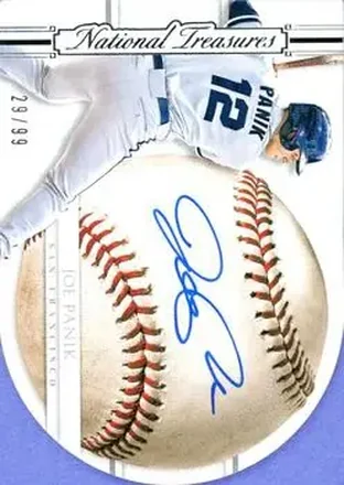 2015 Panini National Treasures - BB Signature Die Cuts #46 - Joe Panik - San Francisco Giants