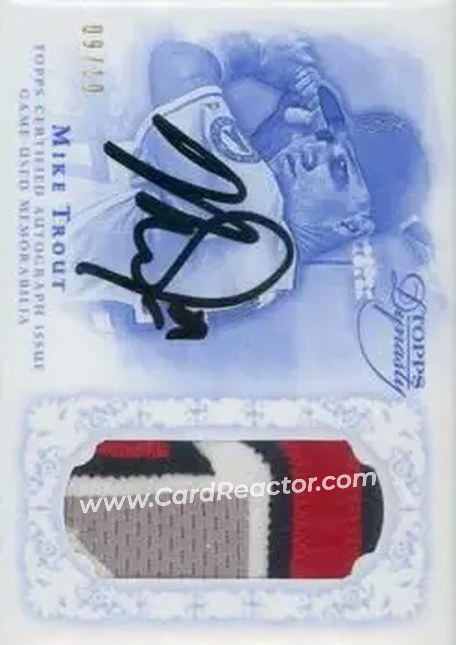 2015 Topps Dynasty #AP-MT9 - Mike Trout - Los Angeles Angels - Front