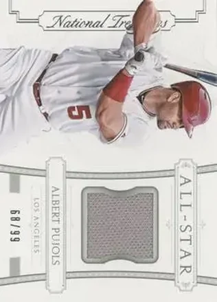 2015 Panini National Treasures #10 All-Star Albert Pujols