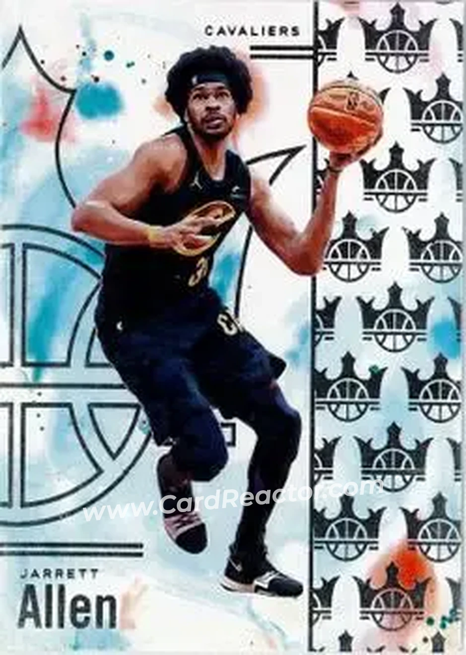 2024-25 Panini Court Kings #11 - Jarrett Allen - Cleveland Cavaliers - Front 2024-25 Panini Court Kings #11 - Jarrett Allen - Cleveland Cavaliers - Front