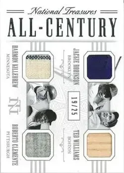 2015 Panini National Treasures feature card
