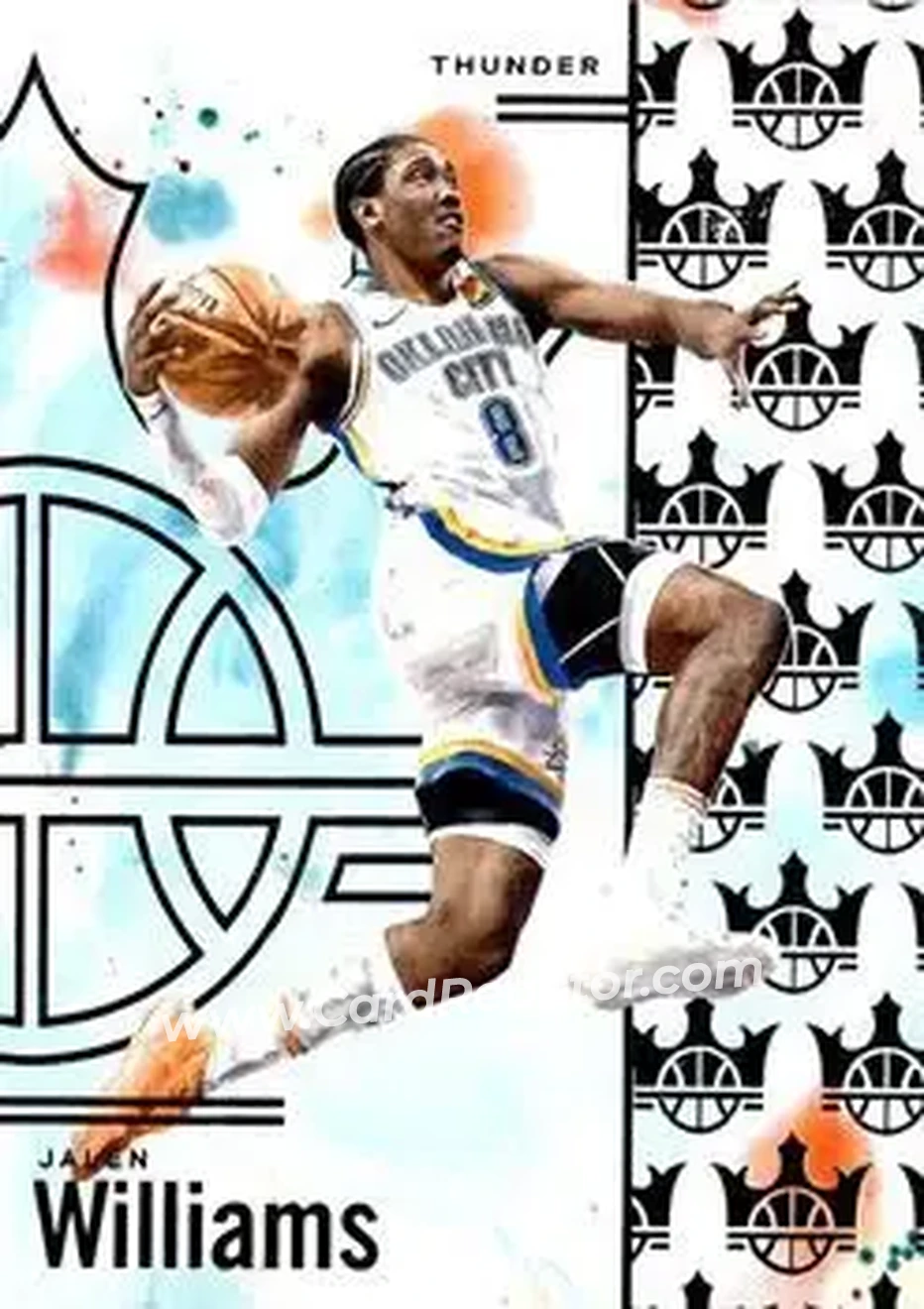 2024-25 Panini Court Kings #12 - Jalen Williams - Oklahoma City Thunder - Front