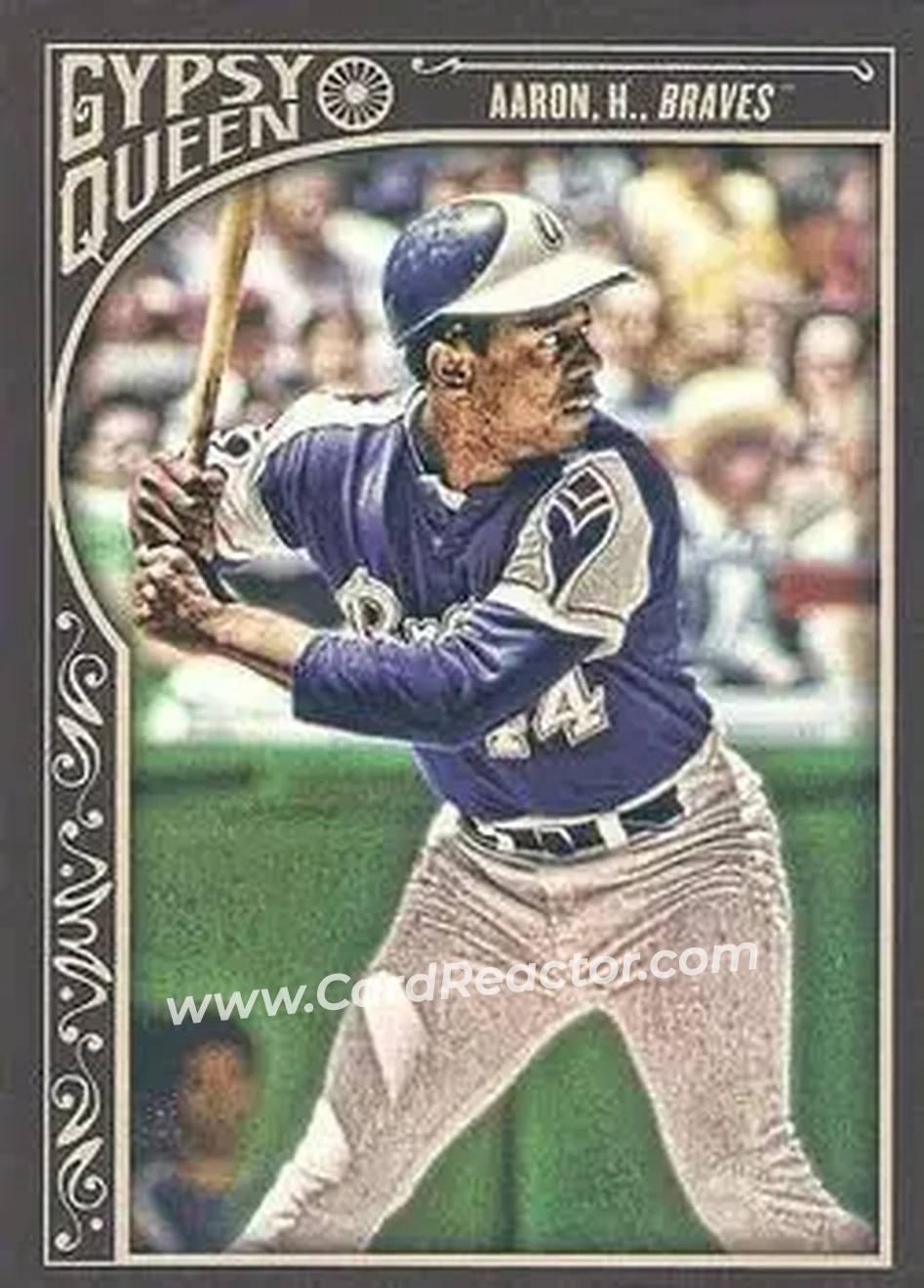 2015 Topps Gypsy Queen #2 - Hank Aaron - Atlanta Braves - Front