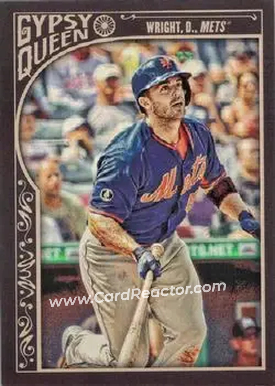 2015 Topps Gypsy Queen #6 - David Wright - New York Mets - Front 2015 Topps Gypsy Queen #6 - David Wright - New York Mets - Front