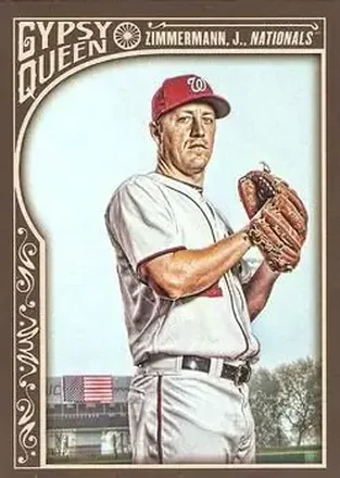 2015 Topps Gypsy Queen #12 - Jordan Zimmermann - Washington Nationals