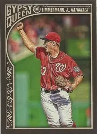 2015 Topps Gypsy Queen #12b - Jordan Zimmermann - Washington Nationals