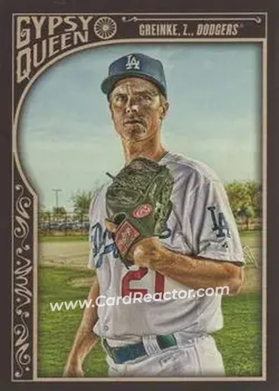 2015 Topps Gypsy Queen #13 - Zack Greinke - Los Angeles Dodgers - Front 2015 Topps Gypsy Queen #13 - Zack Greinke - Los Angeles Dodgers - Front
