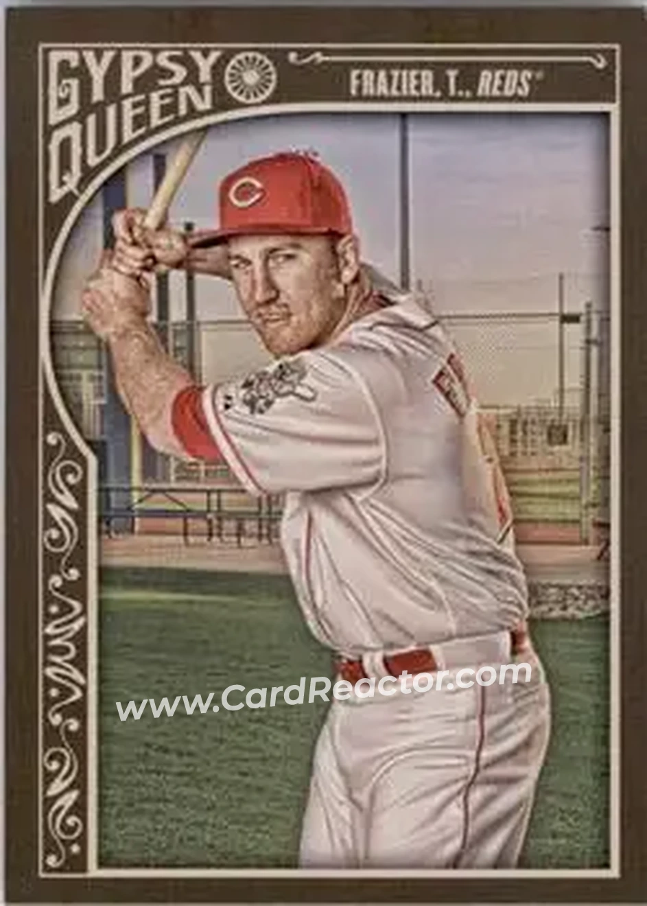 2015 Topps Gypsy Queen #15 - Todd Frazier - Cincinnati Reds - Front