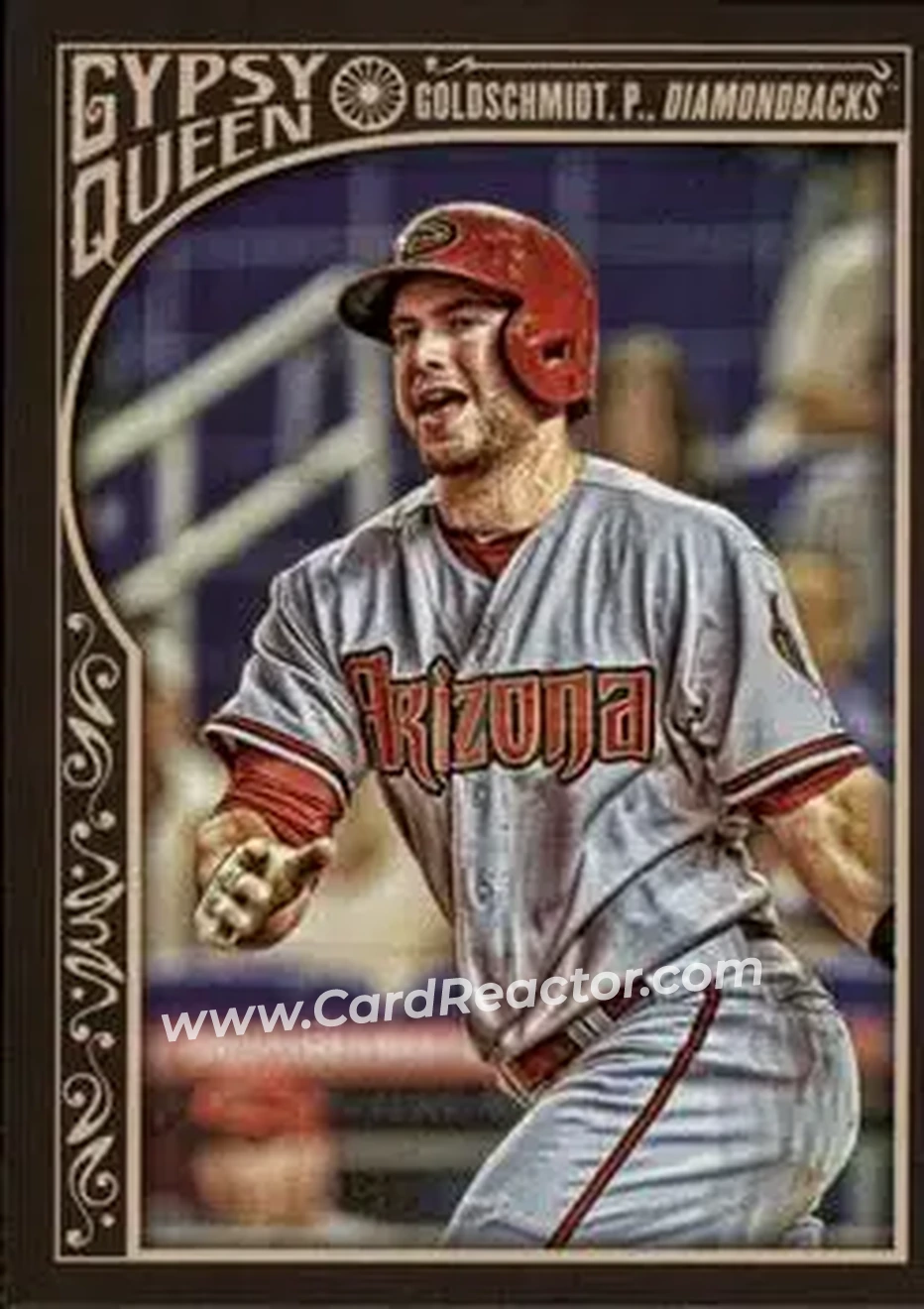 2015 Topps Gypsy Queen #16 - Paul Goldschmidt - Arizona Diamondbacks - Front