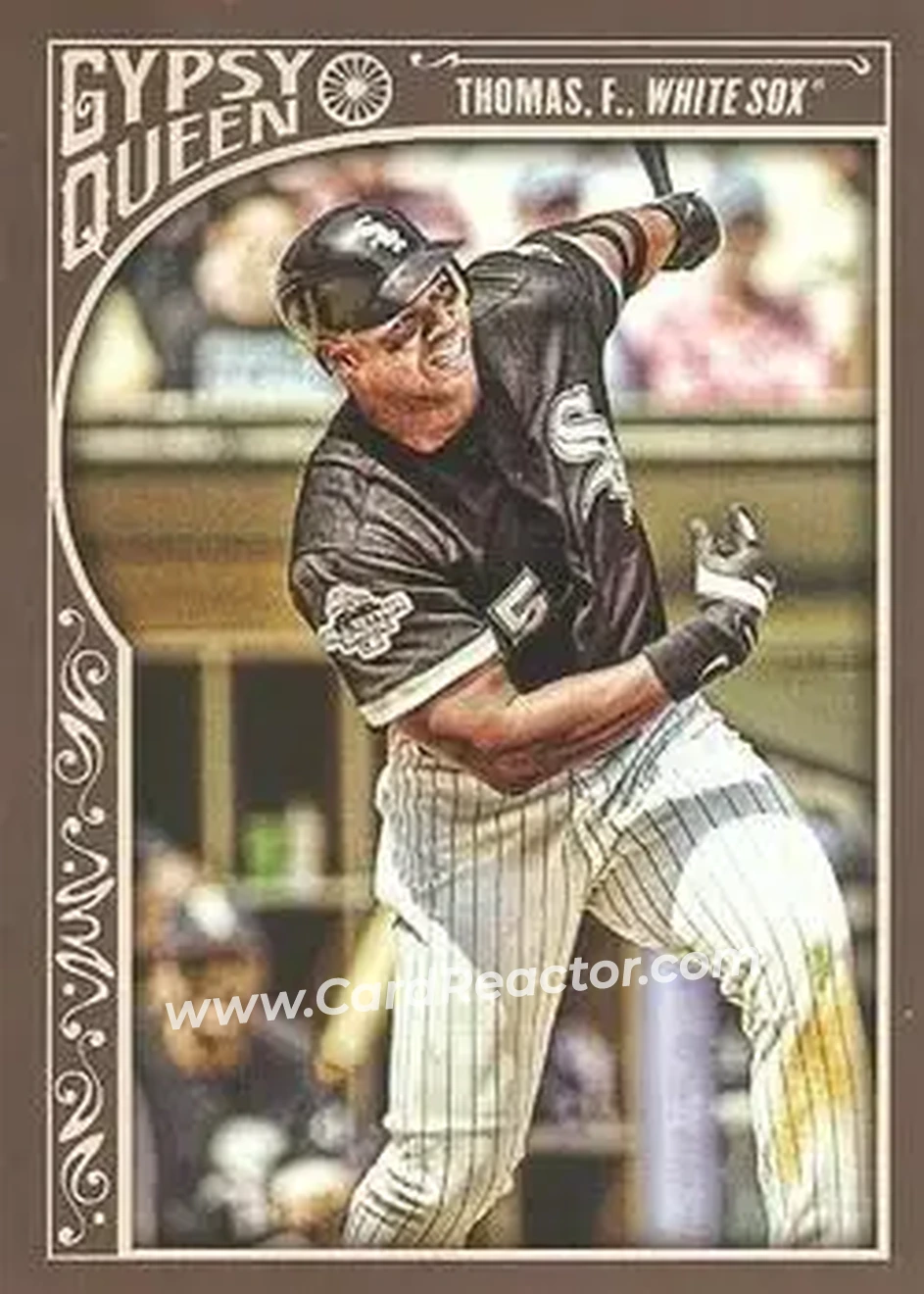 2015 Topps Gypsy Queen #20 - Frank Thomas - Chicago White Sox - Front 2015 Topps Gypsy Queen #20 - Frank Thomas - Chicago White Sox - Front