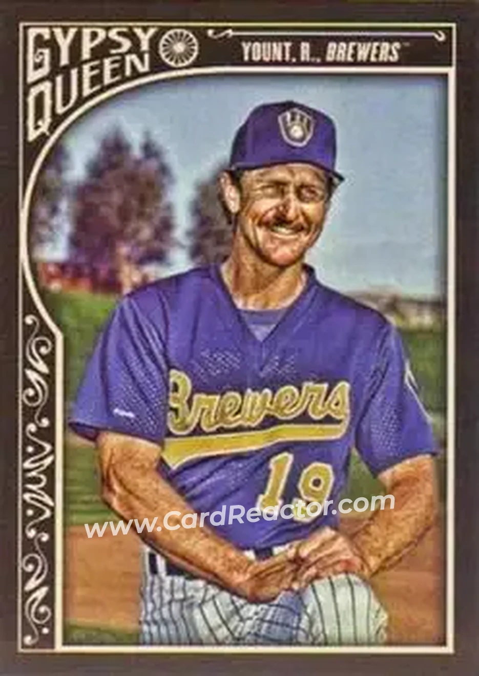 2015 Topps Gypsy Queen #21 - Robin Yount - Milwaukee Brewers - Front