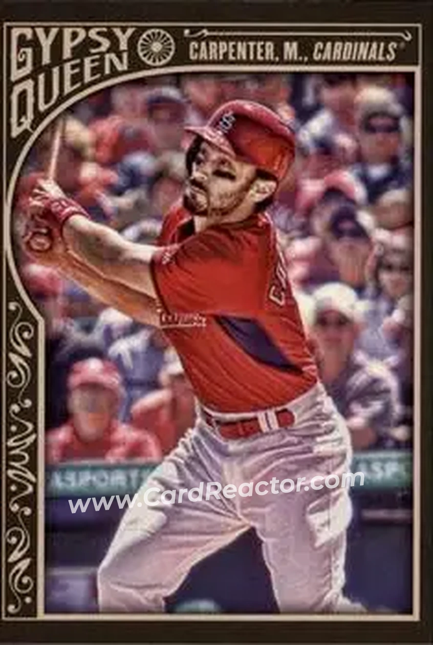 2015 Topps Gypsy Queen #25 - Matt Carpenter - St. Louis Cardinals - Front