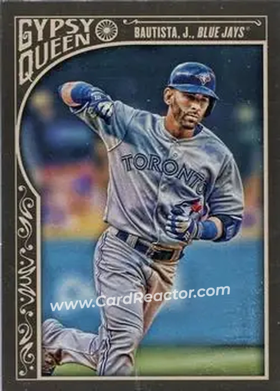 2015 Topps Gypsy Queen #30b - Jose Bautista - Toronto Blue Jays - Front 2015 Topps Gypsy Queen #30b - Jose Bautista - Toronto Blue Jays - Front