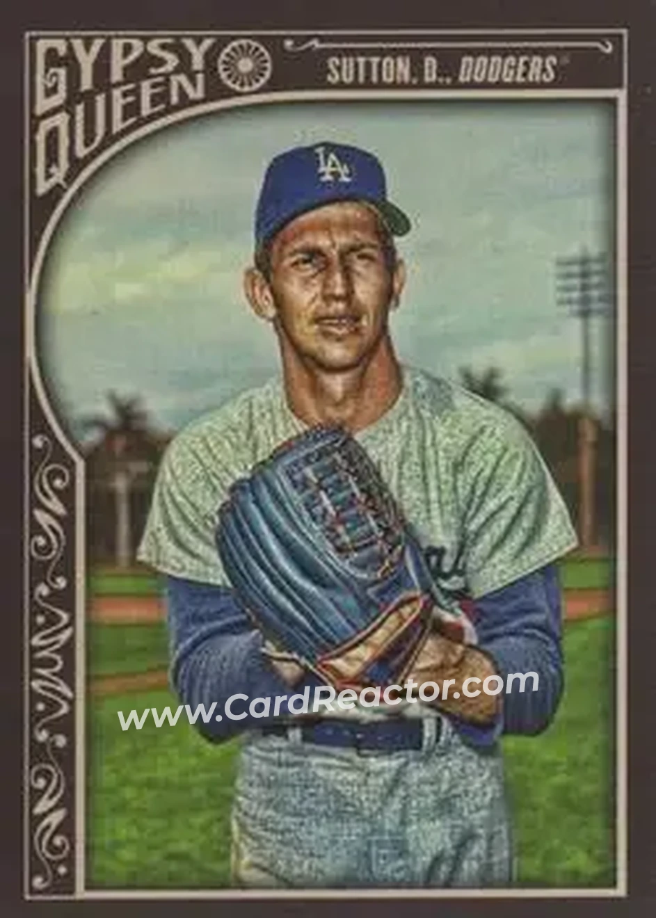 2015 Topps Gypsy Queen #36 - Don Sutton - Los Angeles Dodgers - Front