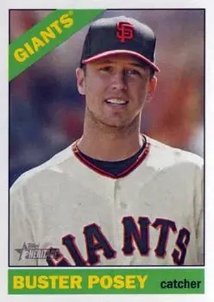 2015 Topps Heritage #1 - Buster Posey - San Francisco Giants