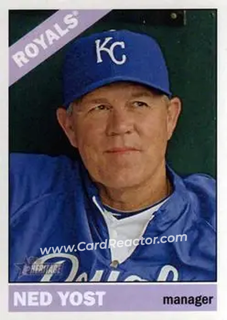 2015 Topps Heritage #3 - Ned Yost - Kansas City Royals - Front