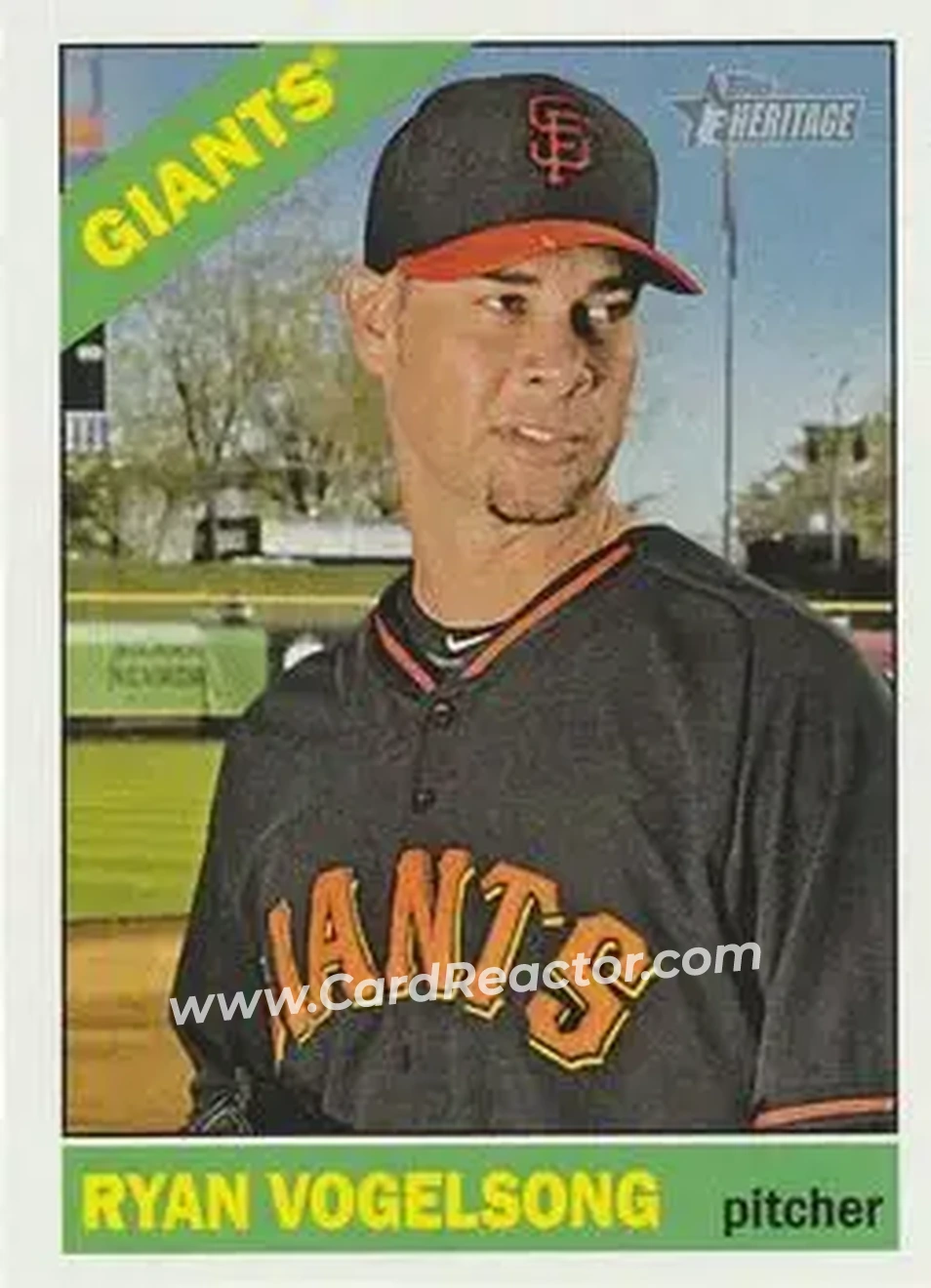 2015 Topps Heritage #5 - Ryan Vogelsong - San Francisco Giants - Front