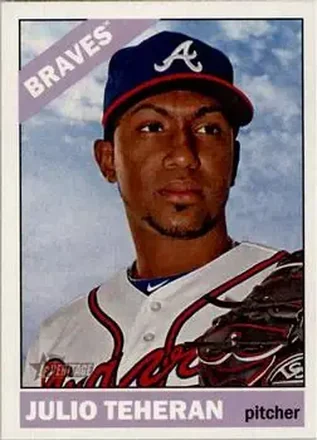 2015 Topps Heritage #10 - Julio Teheran - Atlanta Braves