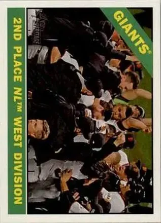 2015 Topps Heritage #19 2nd Place NL West Division