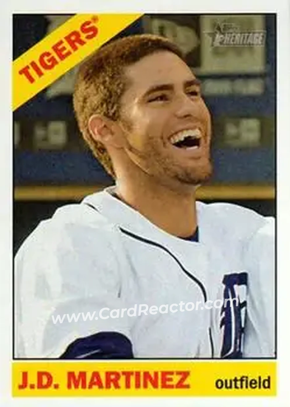 2015 Topps Heritage #20 - J.D. Martinez - Detroit Tigers - Front