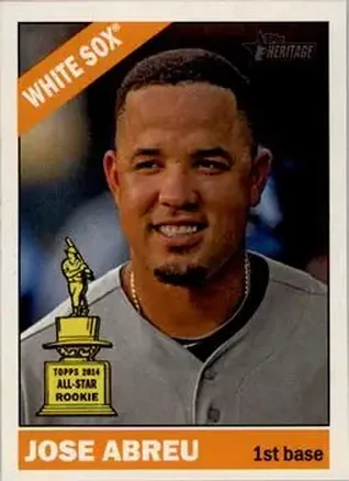 2015 Topps Heritage #25 - Jose Abreu - Chicago White Sox