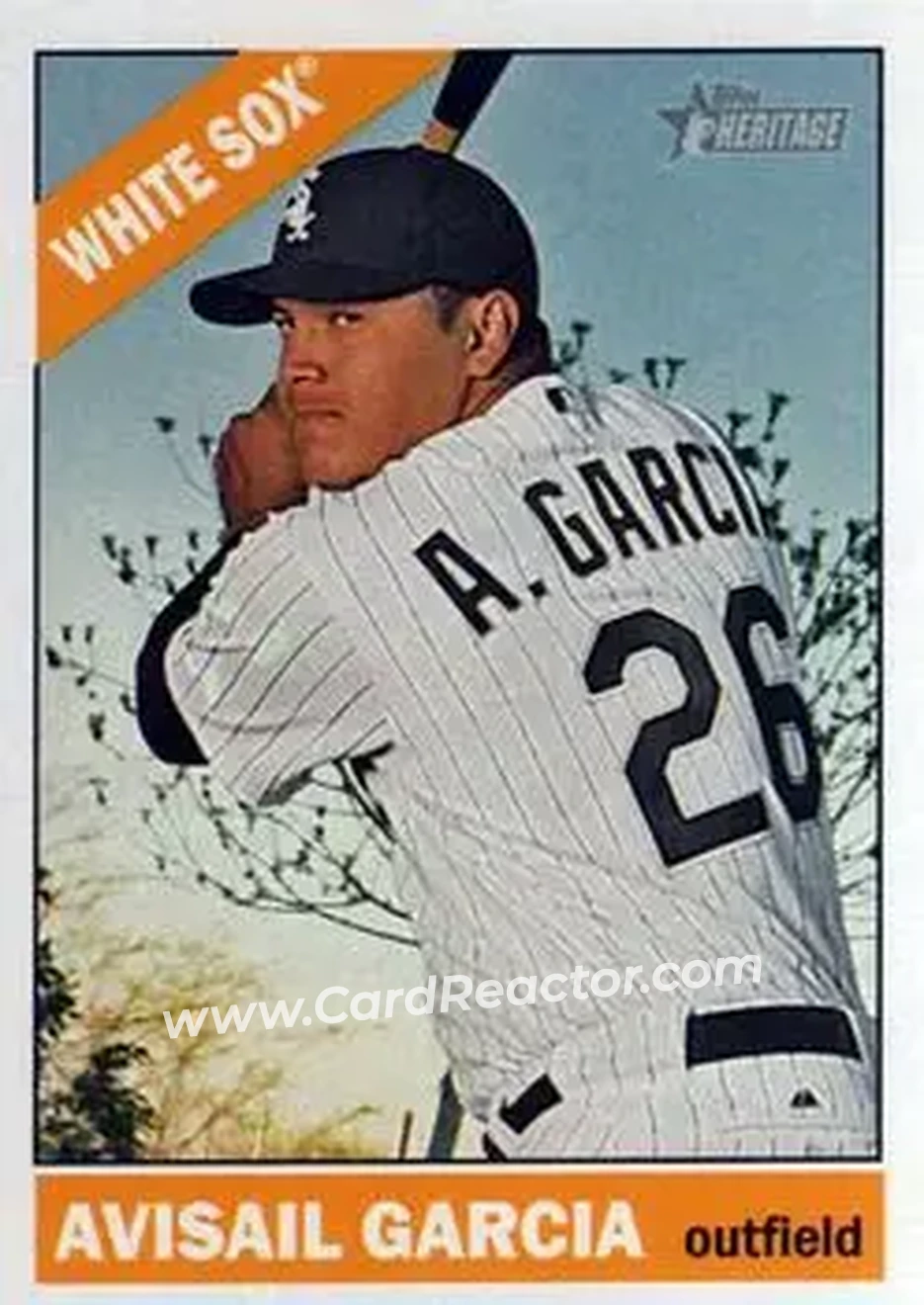 2015 Topps Heritage #29 - Avisail Garcia - Chicago White Sox - Front