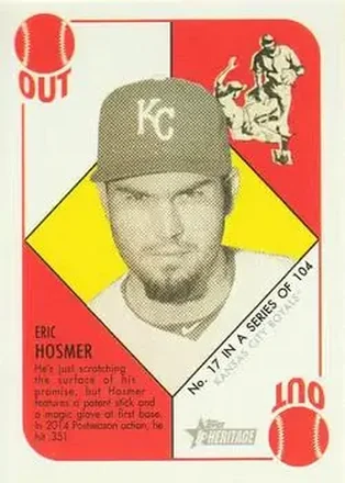 2015 Topps Heritage '51 #17 - Eric Hosmer - Kansas City Royals