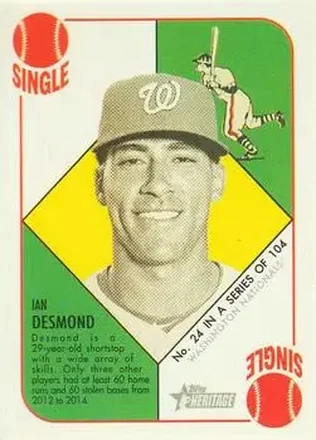 2015 Topps Heritage '51 #24 Ian Desmond