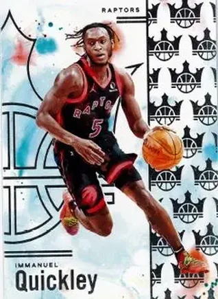 2024-25 Panini Court Kings #17 - Immanuel Quickley - Toronto Raptors