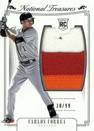 2015 Panini National Treasures #202 - Carlos Correa - Houston Astros